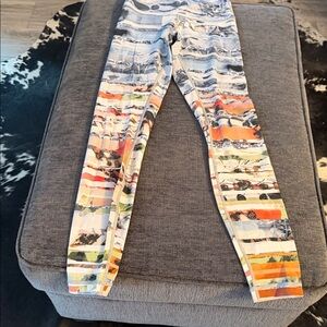 lululemon athletica Colorful Striped Leggings